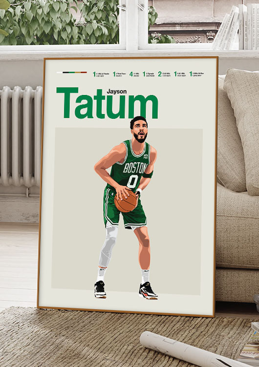 Jayson Tatum poster print