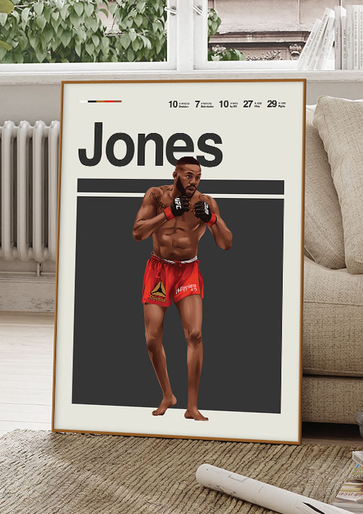 Jon Jones poster print