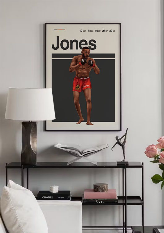 Jon Jones wall art