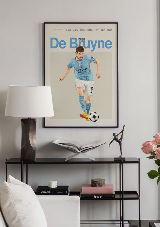 Kevin De Bruyne wall art