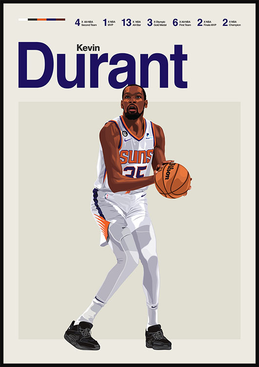 Kevin Durant Phoenix Suns Poster