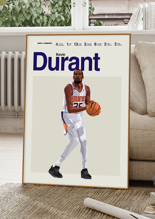 Kevin Durant poster print