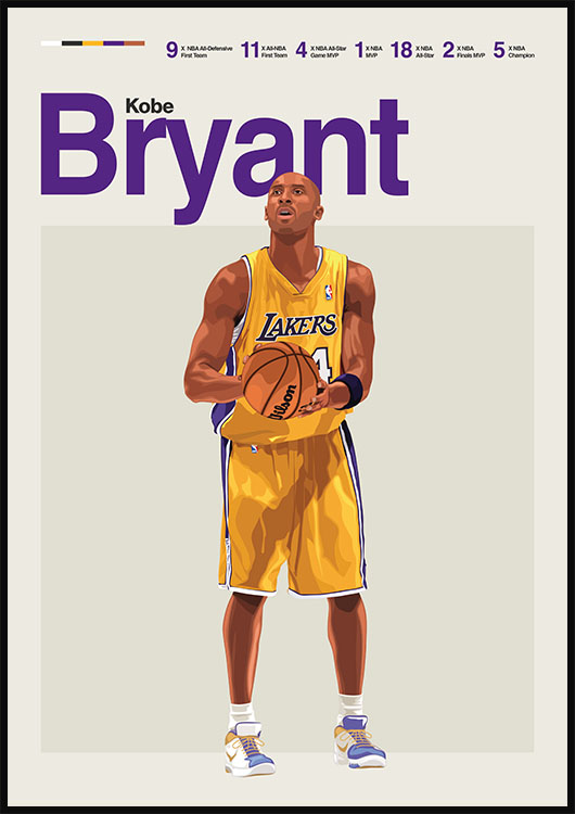 Kobe Bryant Lakers Poster