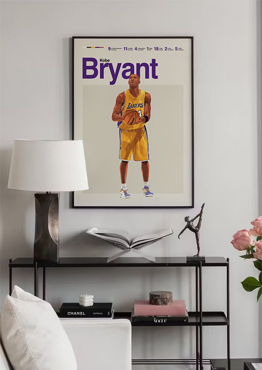 Kobe Bryant wall art