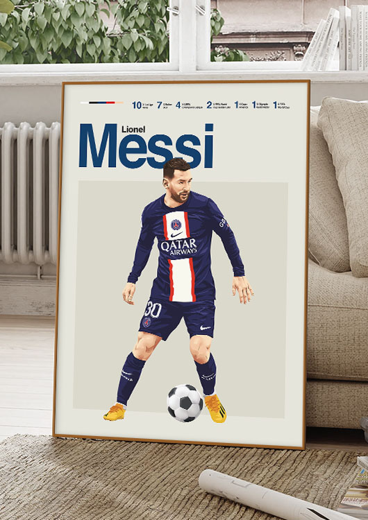 Leo Messi poster print