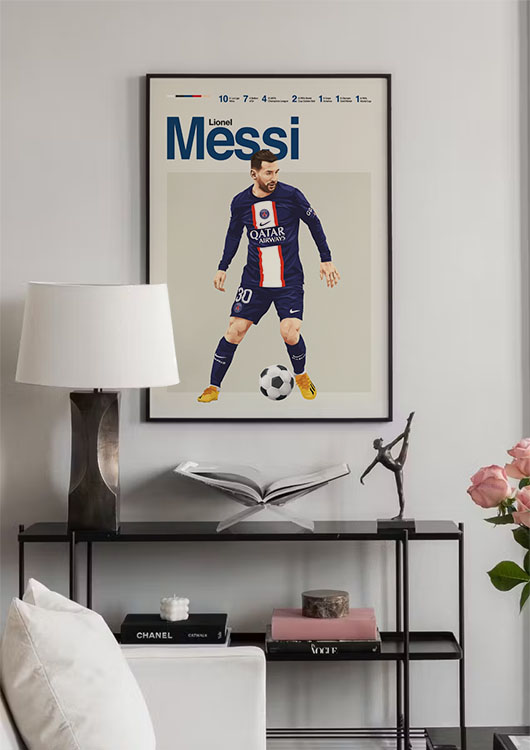 Leo Messi wall art