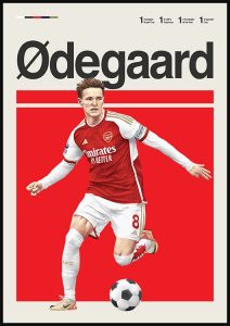 Martin Ødegaard Arsenal Poster