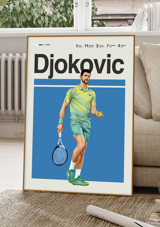 Novak Djokovic poster