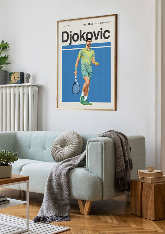 Novak Djokovic print