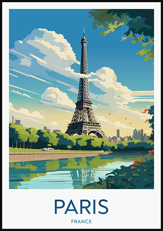 Paris Travel Poster