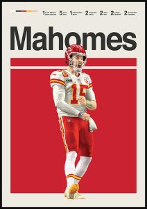 Patrick Mahomes Kansas City Chiefs Poster