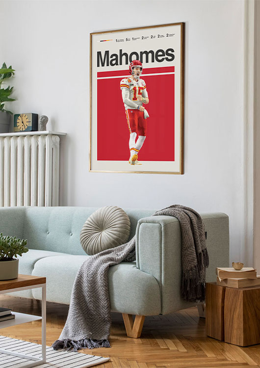 Patrick Mahomes print