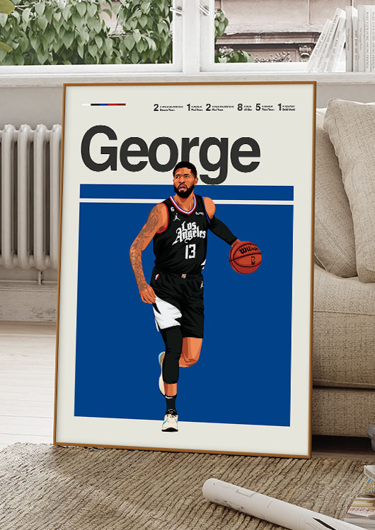 Paul George poster print