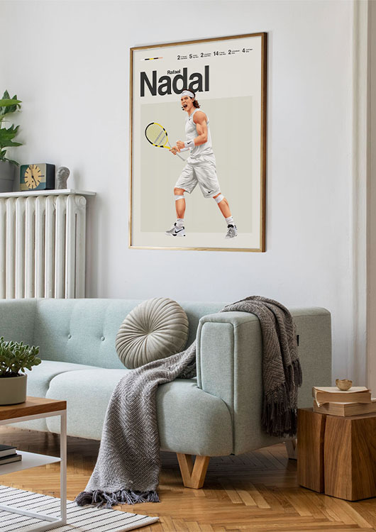 Rafael Nadal print