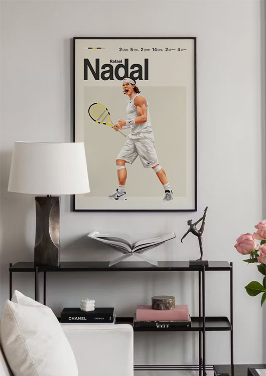 Rafael Nadal wall art