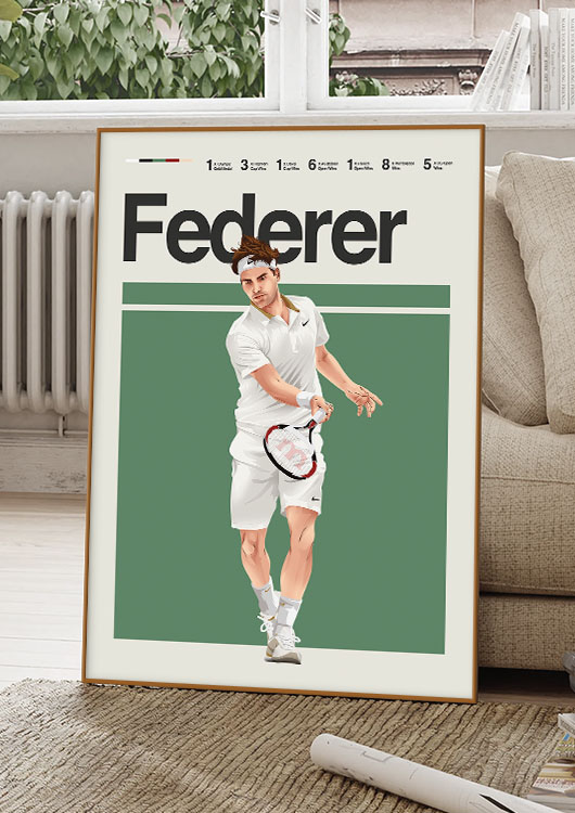 Roger Federer poster