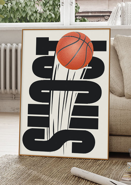 basketball poster print