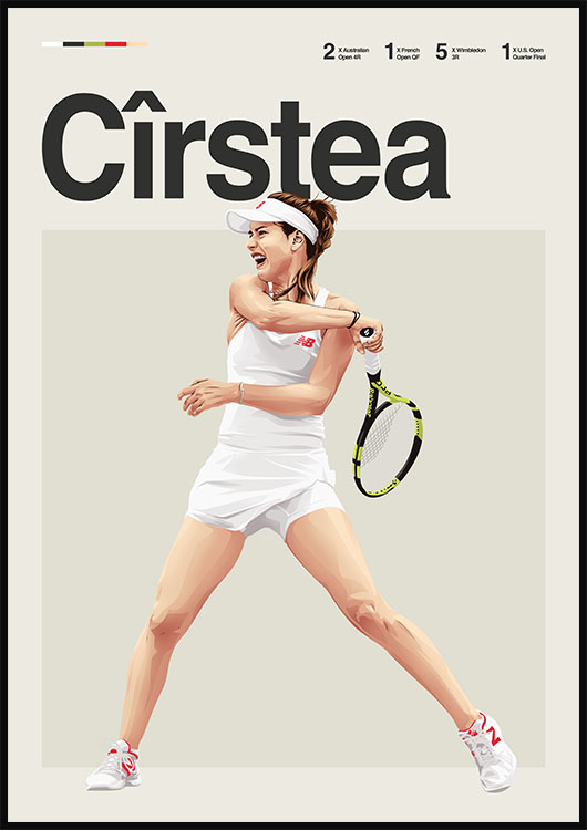 Sorana Cîrstea Tennis Poster