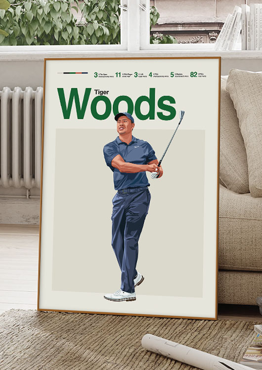 Tiger Woods poster