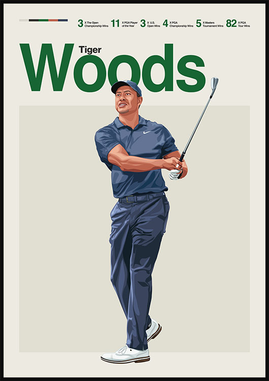 Tiger Woods Art Print