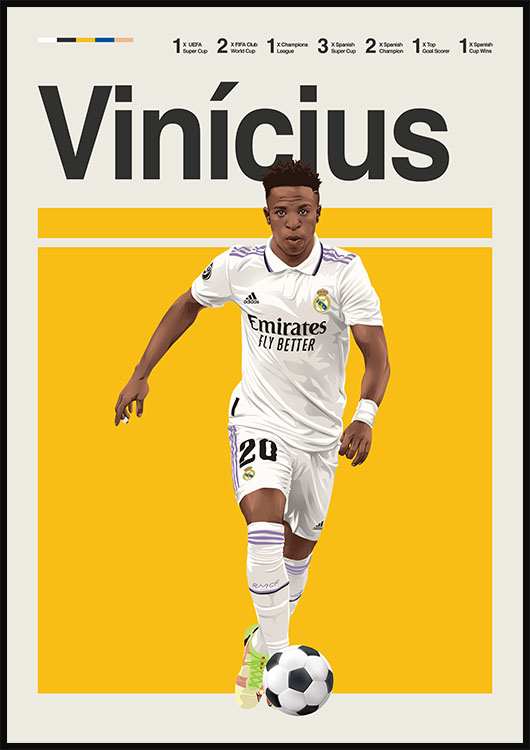 Vinicius Junior Real Madrid Poster