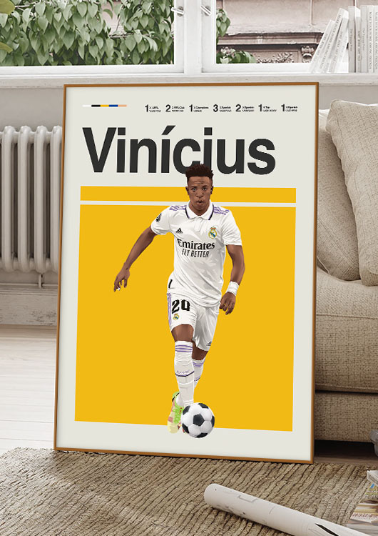 Vinicius Junior poster print