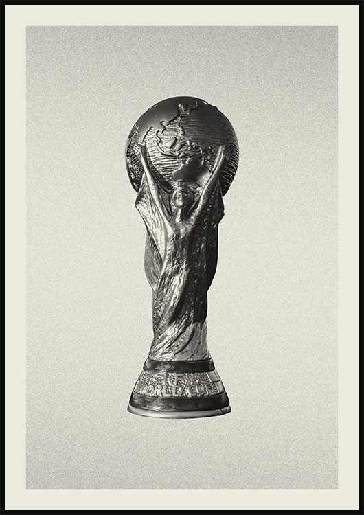 Vintage World Cup Trophy Poster