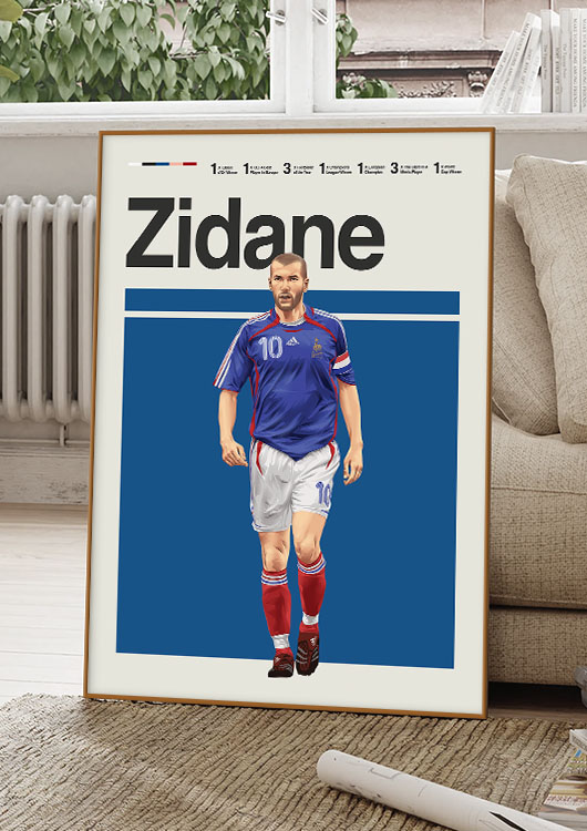 Zinedine Zidane poster