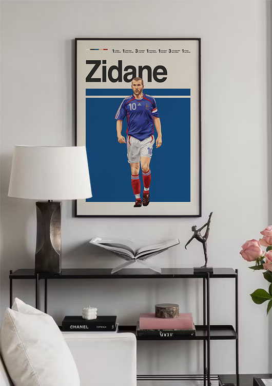 Zinedine Zidane poster